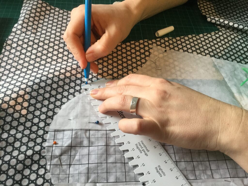 Schnittmaße übertragen